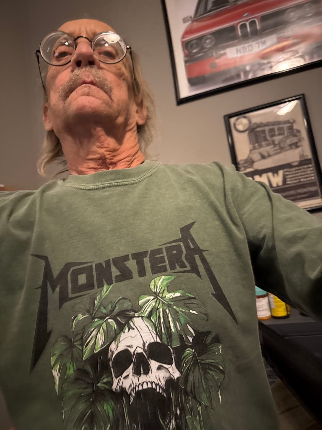 Customer photo review of Monstera Monster T-shirt