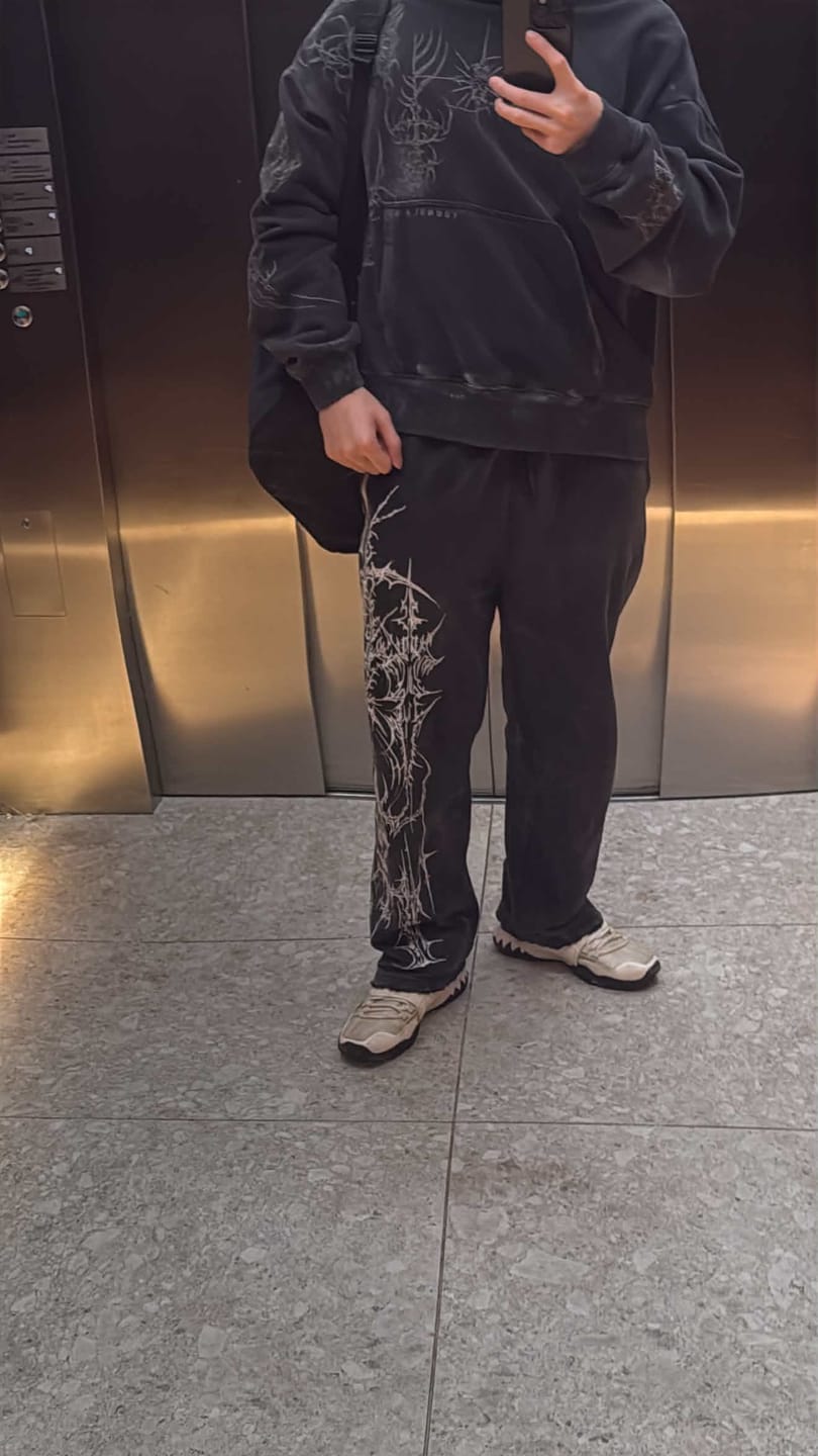 Customer photo review of 2122 - Eternal Embroidered Sweats