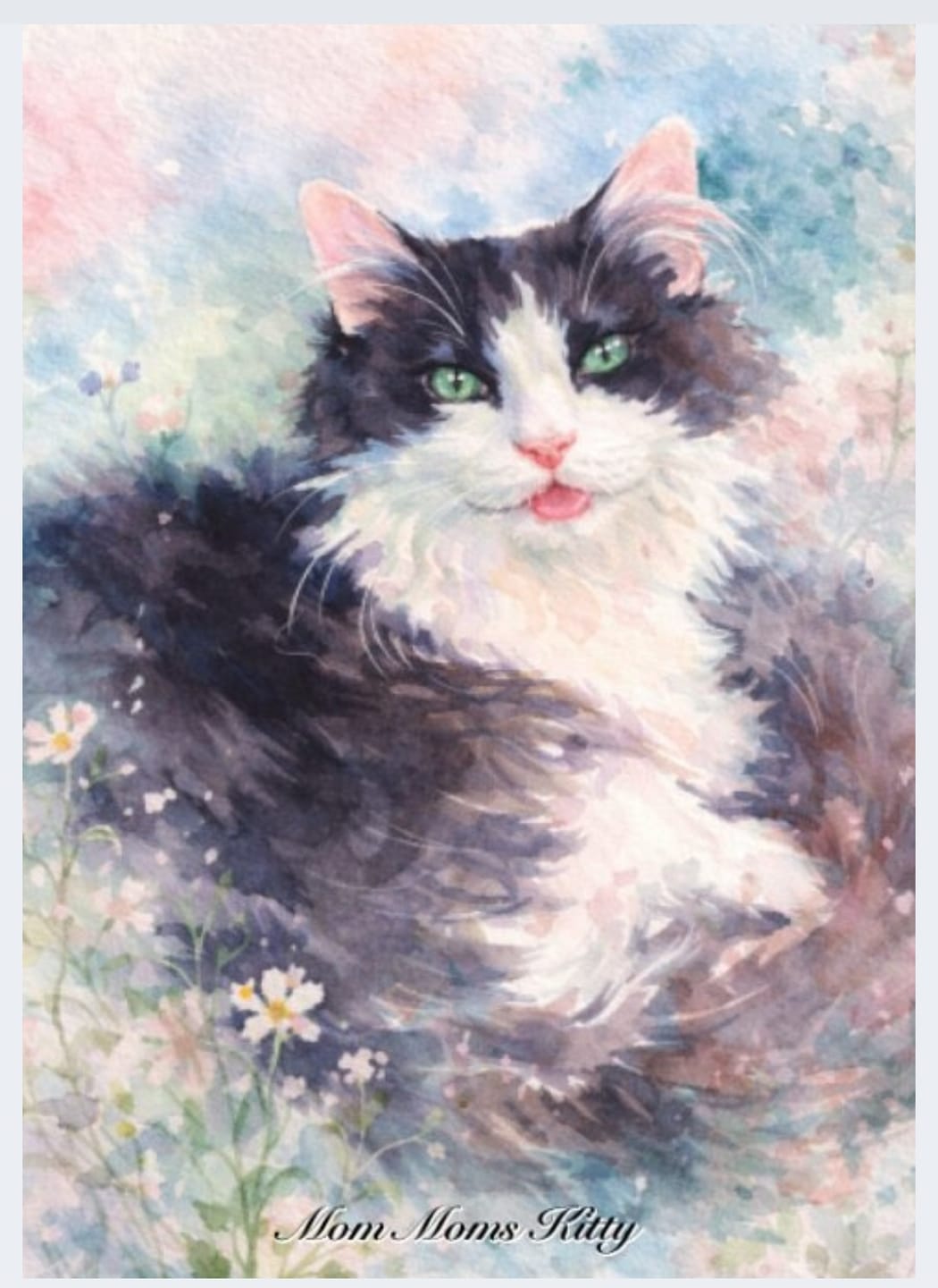 Customer photo review of Watercolor - Personalized Poster
