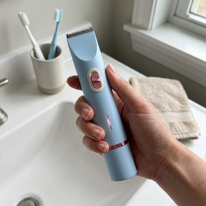 Customer photo review of Zoua Glide | Gentle on Skin. Tough on Hair.