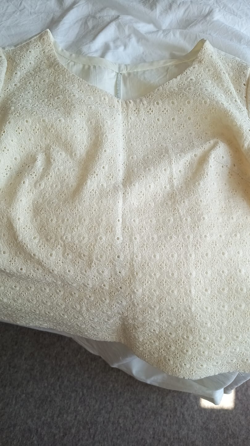 Customer photo review of Plain 100% Cotton Fabric