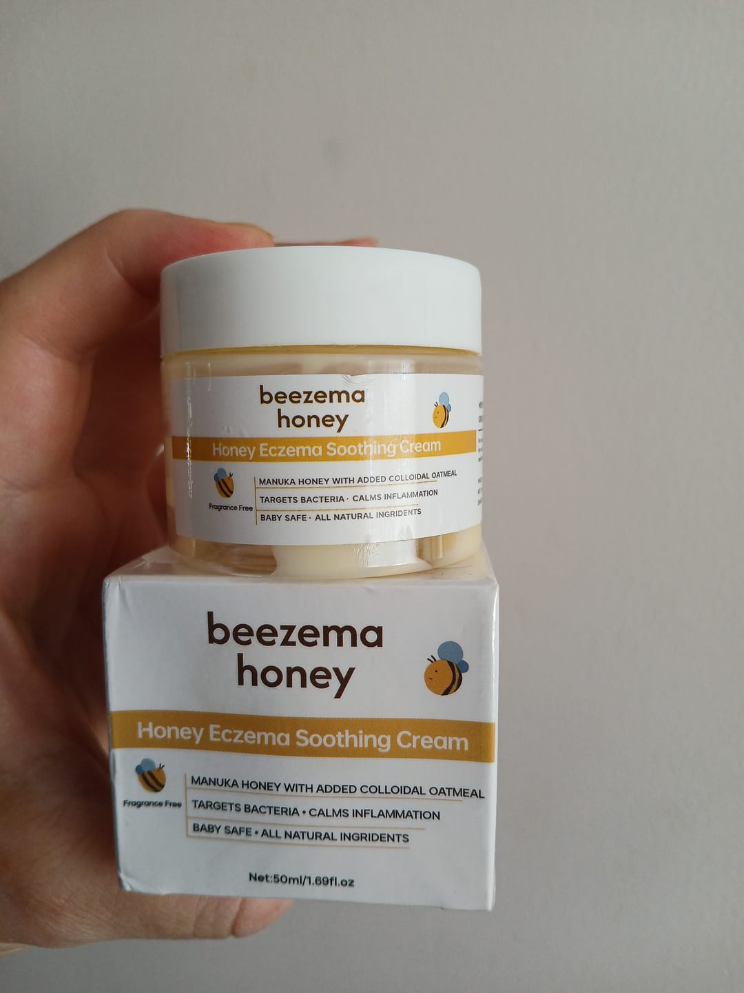 Customer photo review of Beezema Baby Eczema Cream