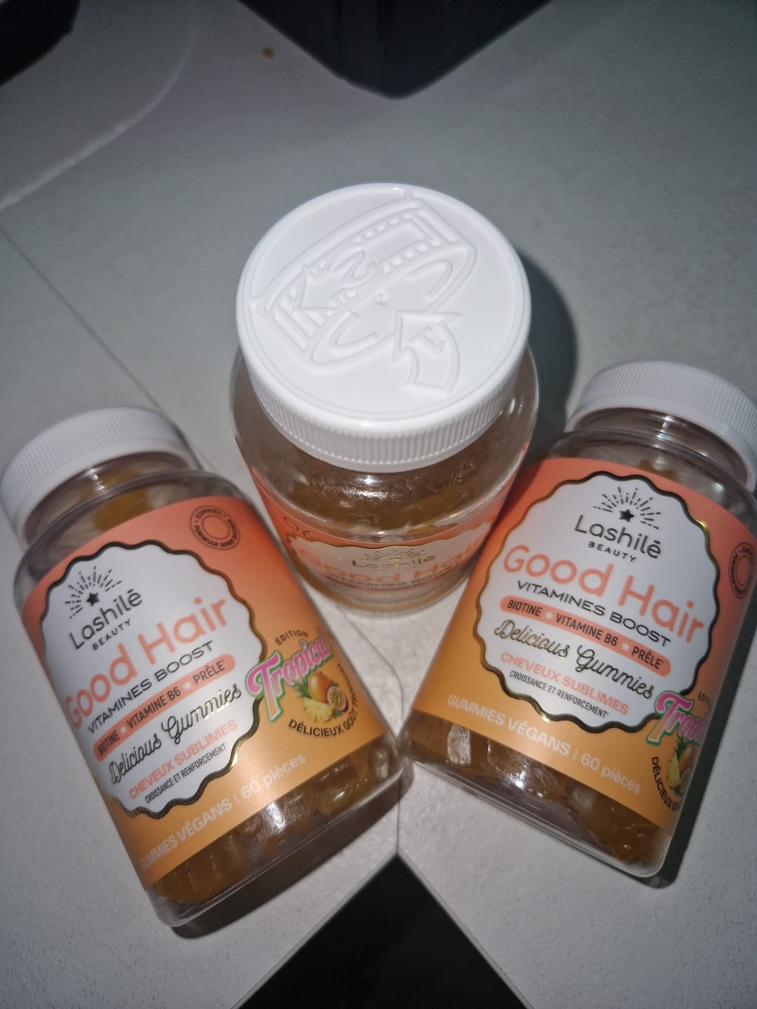 Customer photo review of Good Hair Tropical - 3 mois