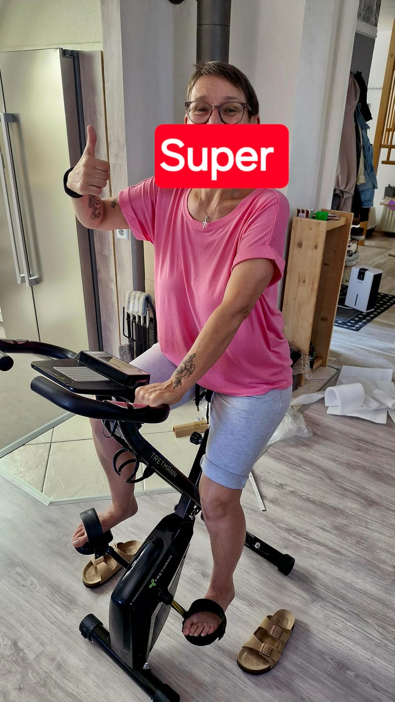 Customer photo review of Tretmann HOME - Klappbarer Heimtrainer