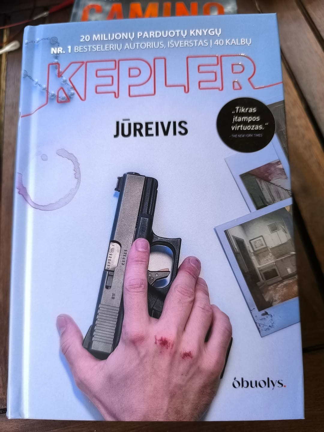 Customer photo review of Jūreivis: nauja Lars Kepler knyga!