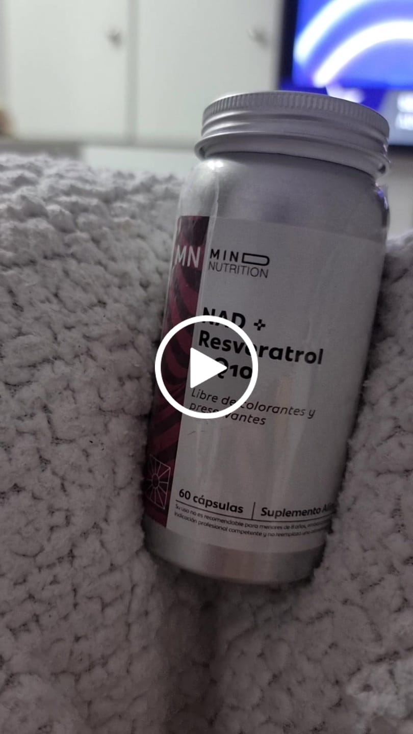 Customer video review of NAD+ + Resveratrol y Q10 | 60 Cápsulas