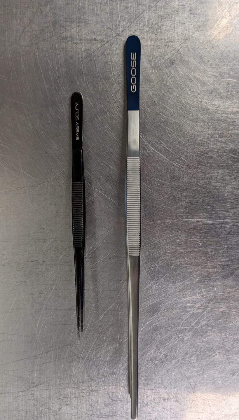Customer photo review of Large Straight Tweezers