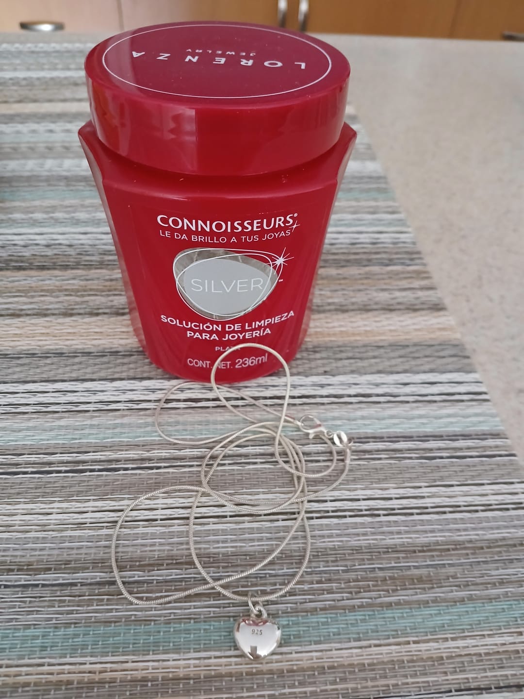 Customer photo review of Limpiador Para Joyeria de Plata