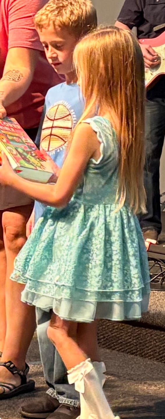 Customer photo review of Daphne Short Dress and Shorts ~ Blue