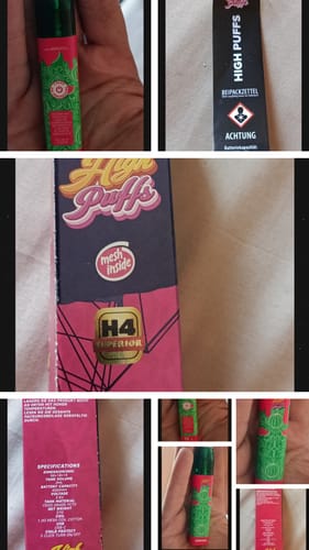 Customer photo review of High Puffs® - 2ml Flavour Punch