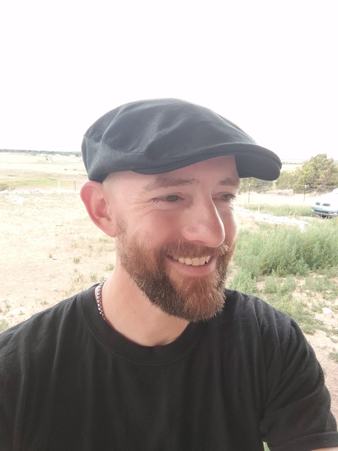 Customer photo review of Donegal Touring Cap Linen