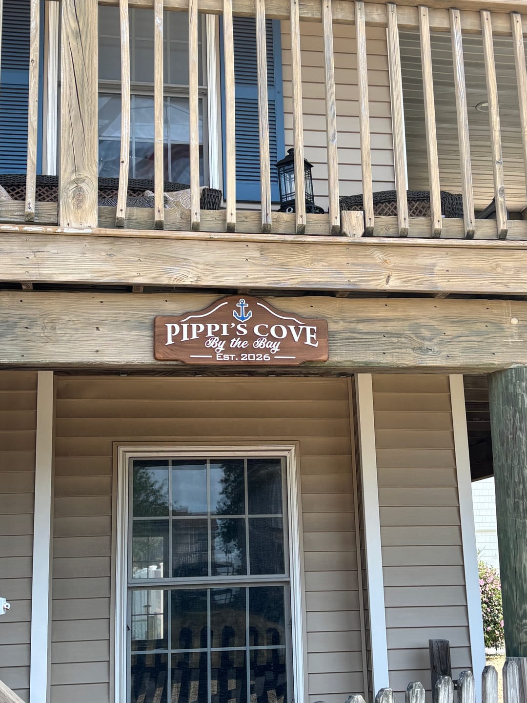 Customer photo review of Beach House Sign