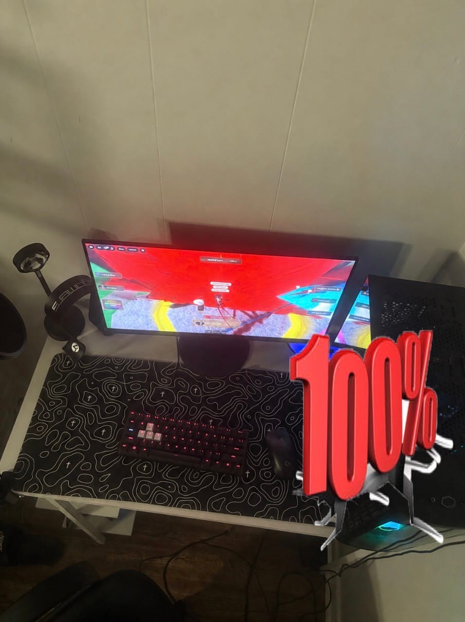 Customer photo review of Topo Black Mousepad