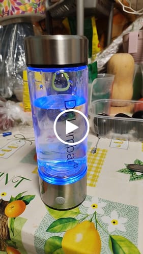Customer video review of Hydrofresh Hidrogénes víz készítő üveg