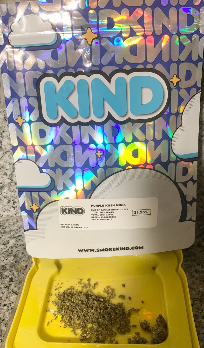 Customer photo review of Purple Kush - Minis - 28 Grams - Indica