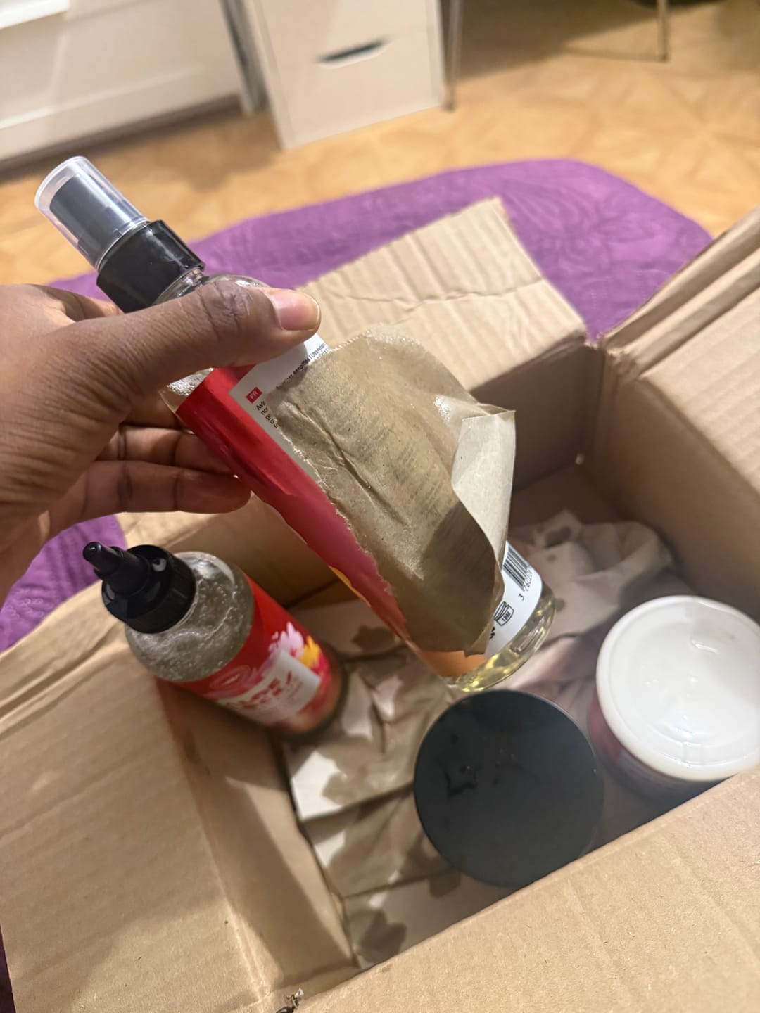 Customer photo review of Aloe locks Hibiscus - Shampoing Refresh