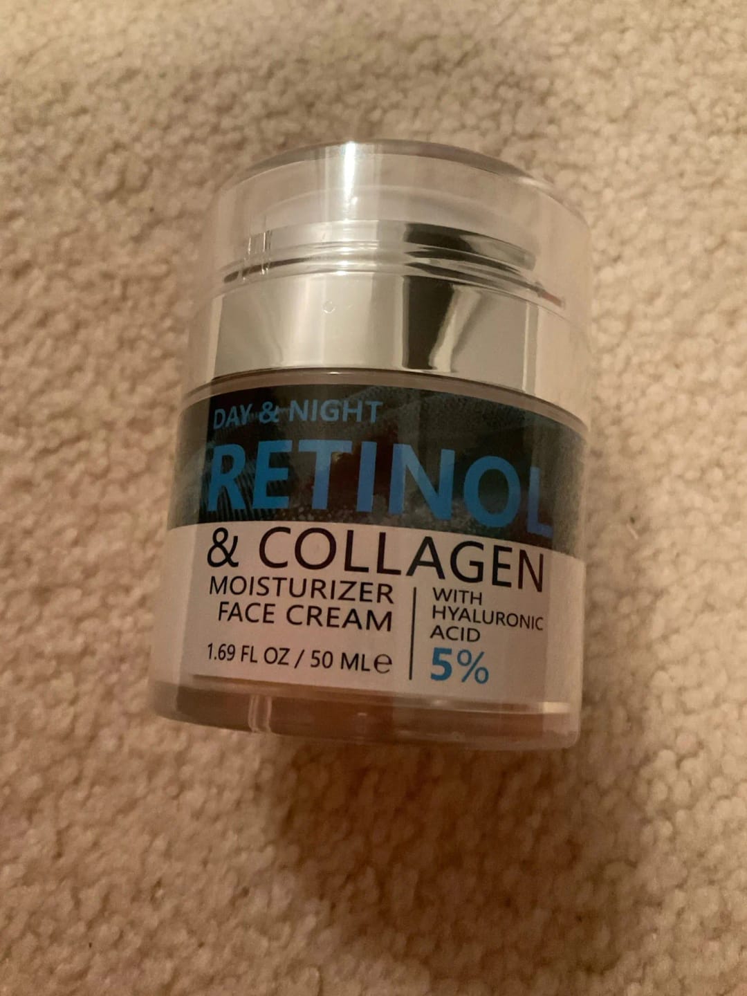 Customer photo review of Retinol Collagen Face Cream – Anti-Aging, Brightening & Deep Hydration (50ml)