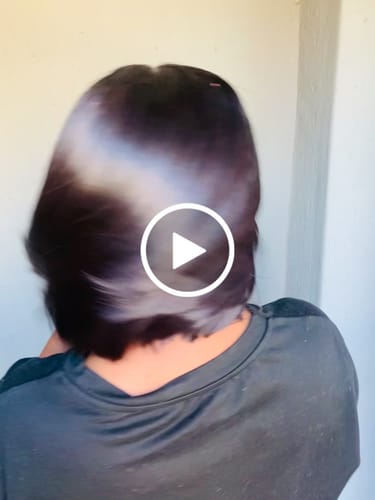 Customer video review of Budget Vietnamese Super Double Drawn Bone Straight 2x6 Closure 10" Natural Black Wig