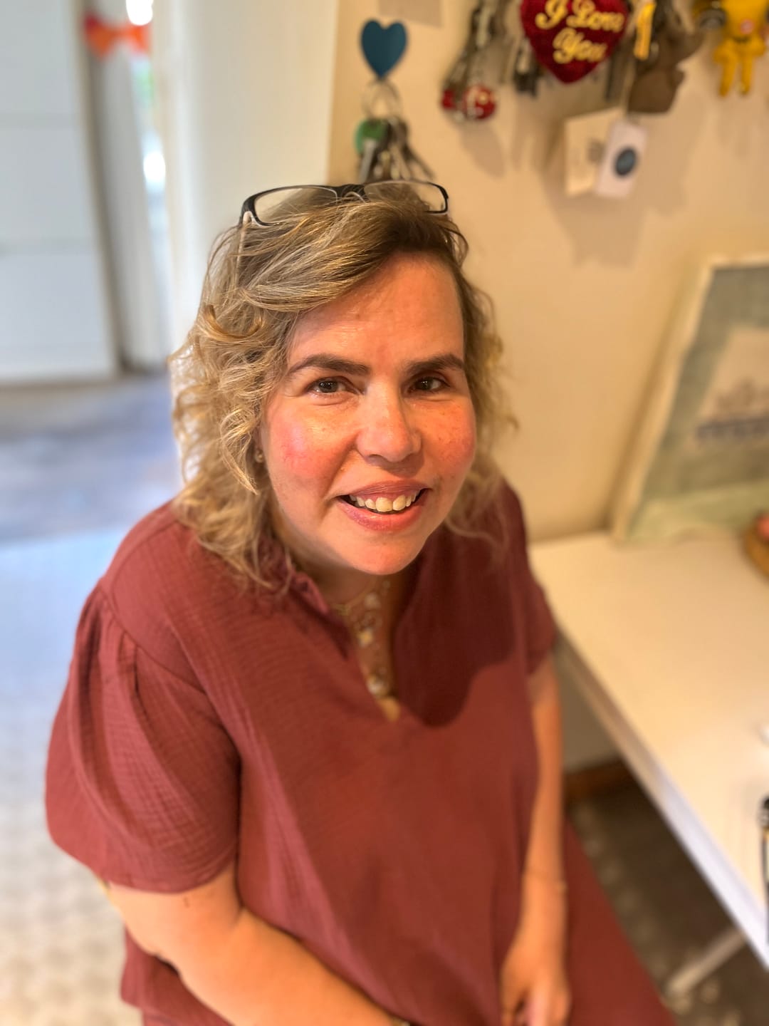 Customer photo review of Robe Céleste - double gaze terracotta rosé