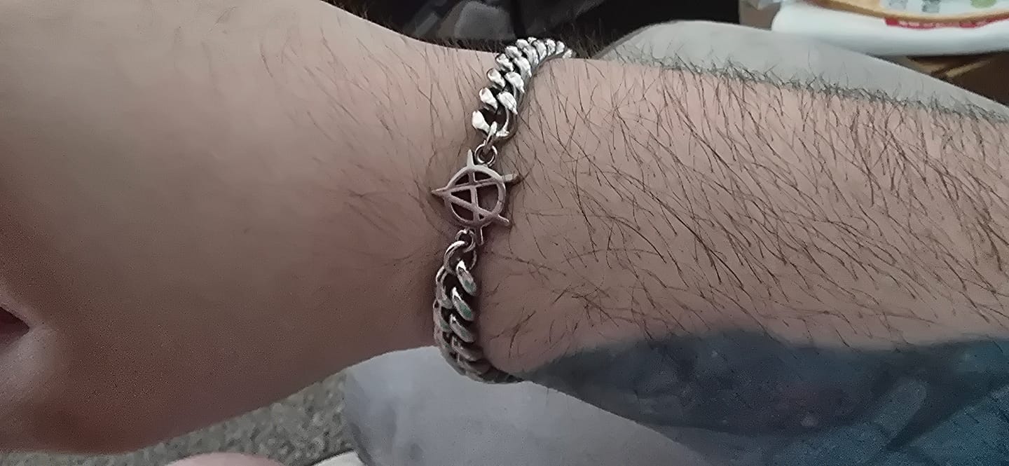 Customer photo review of ANARCHY CUBAN BRACELET