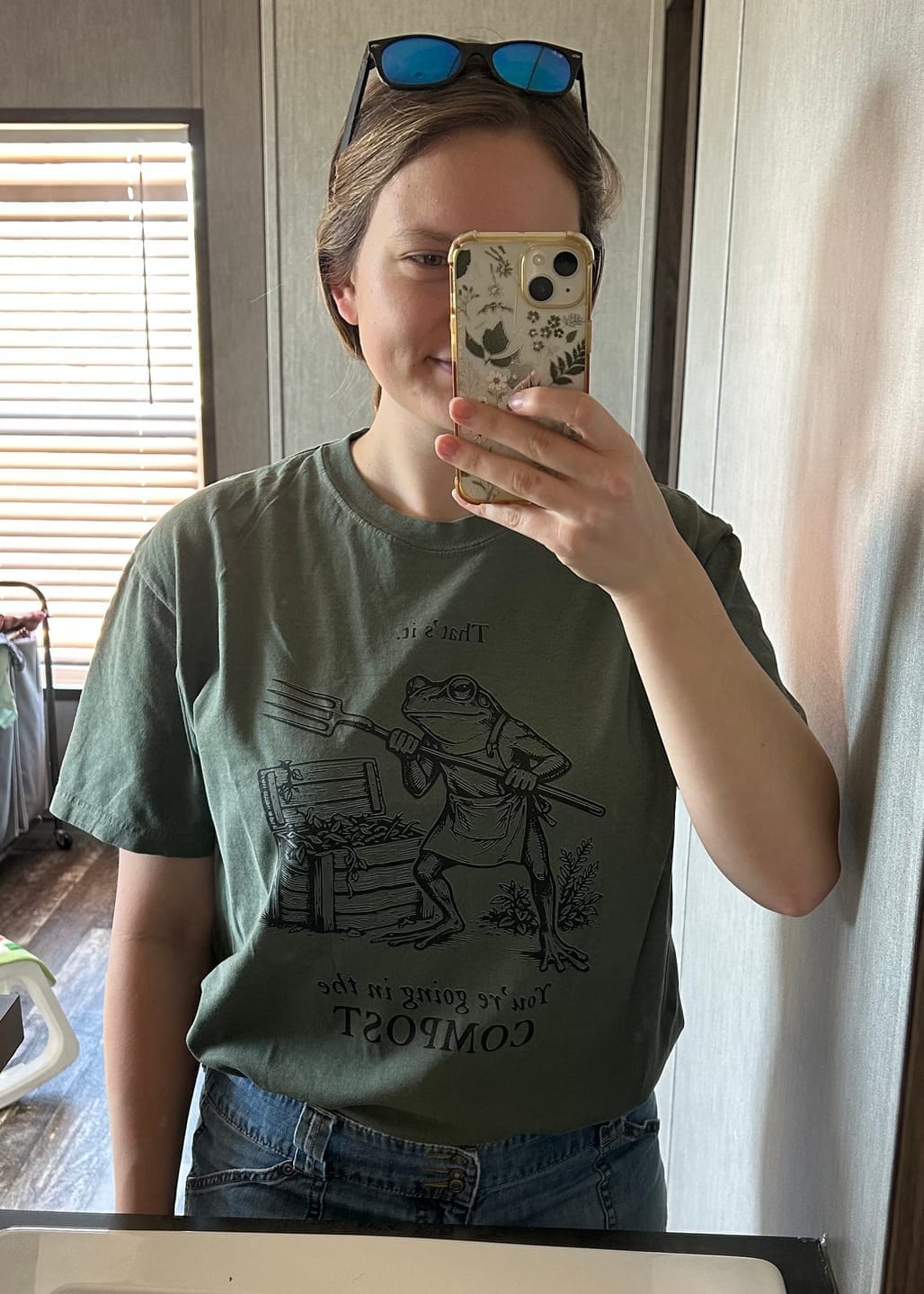 Customer photo review of Monstera Monster T-shirt