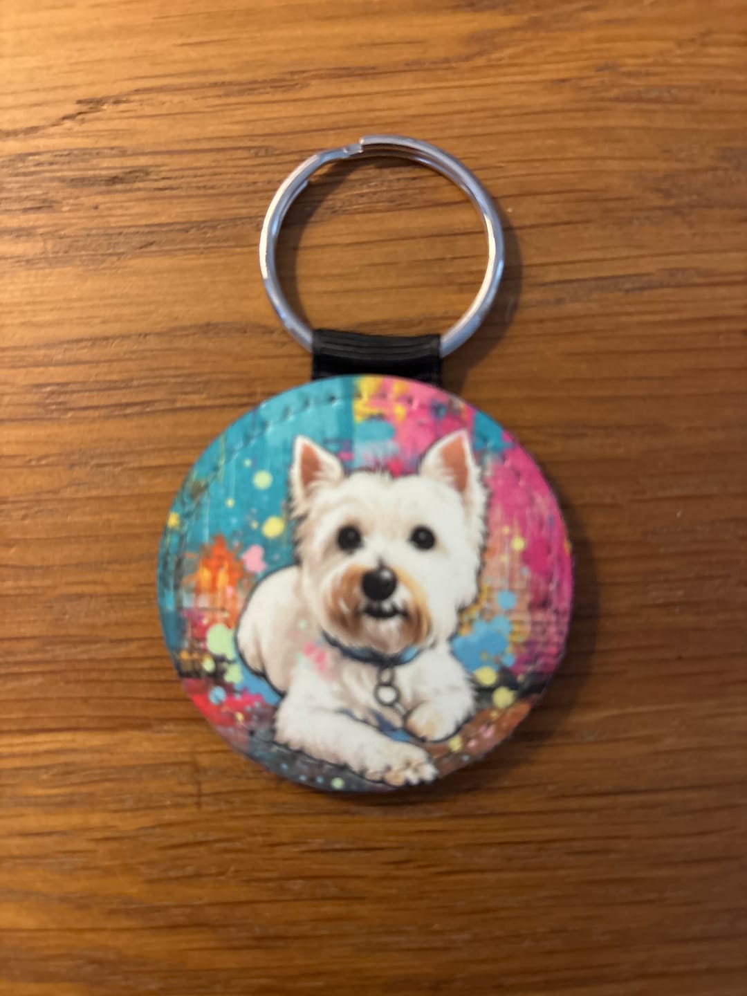 Customer photo review of Streetart - Personalised Keychain
