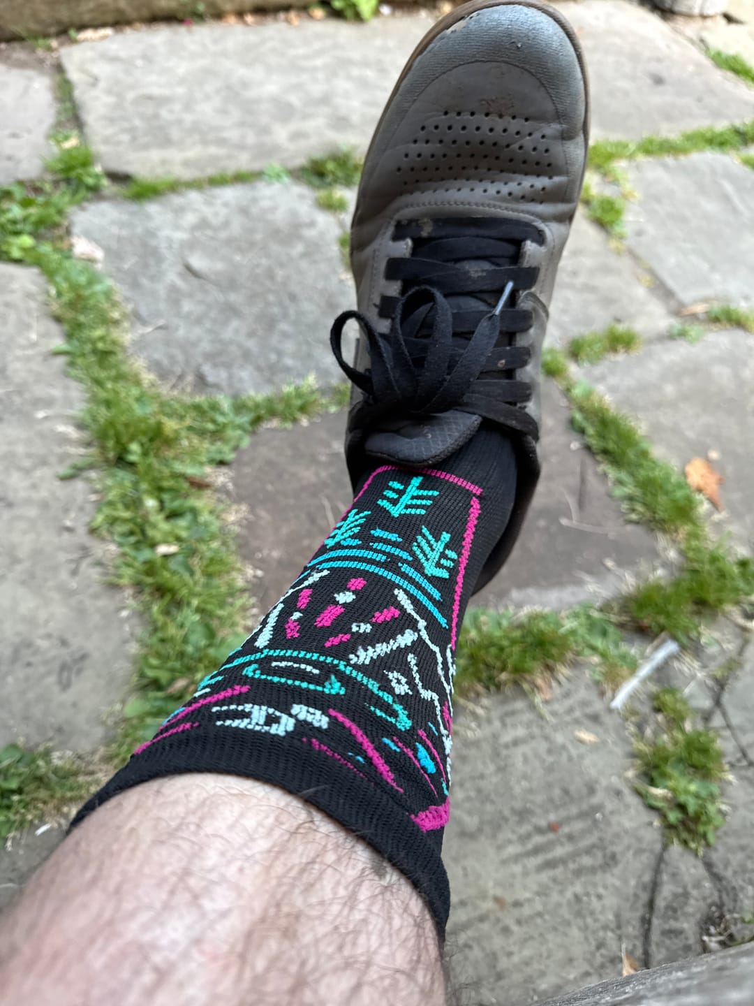 Customer photo review of Lucky Dip | Compression Shred Socks