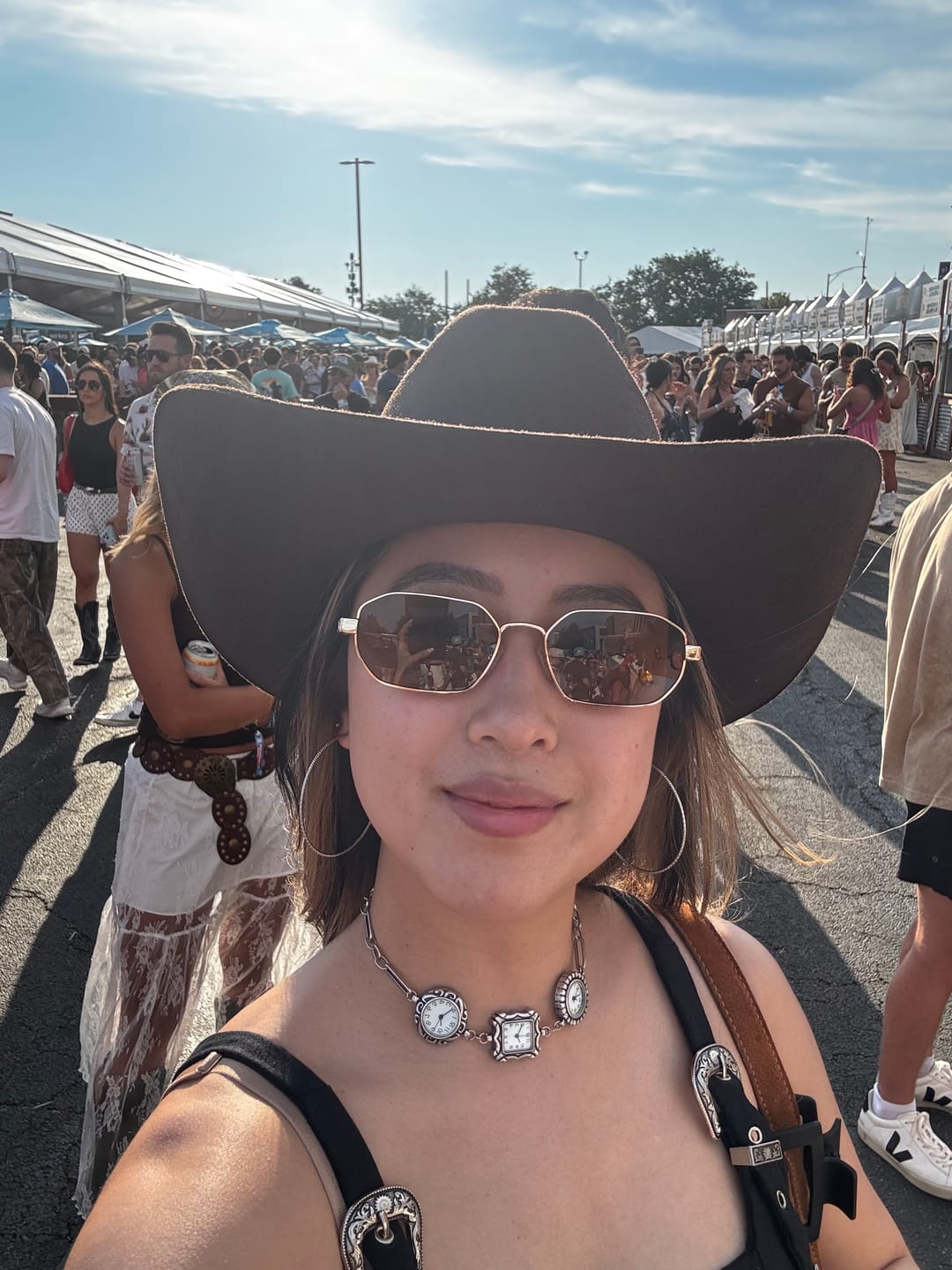 Customer photo review of The Greta Necklace