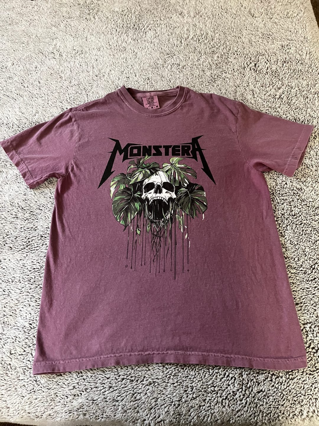 Customer photo review of Monstera Monster T-shirt