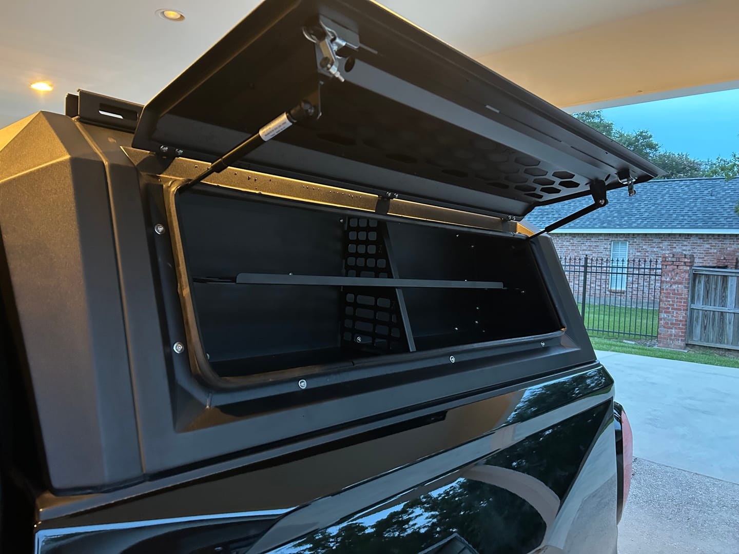 Customer photo review of OPENROAD Truck Cap Storage Box