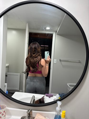 Customer photo review of High Quality Halo Hair Extensions