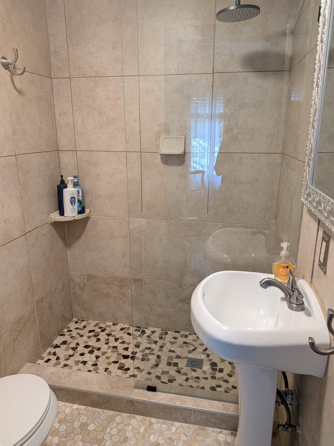 Customer photo review of Shower Starter Bundle