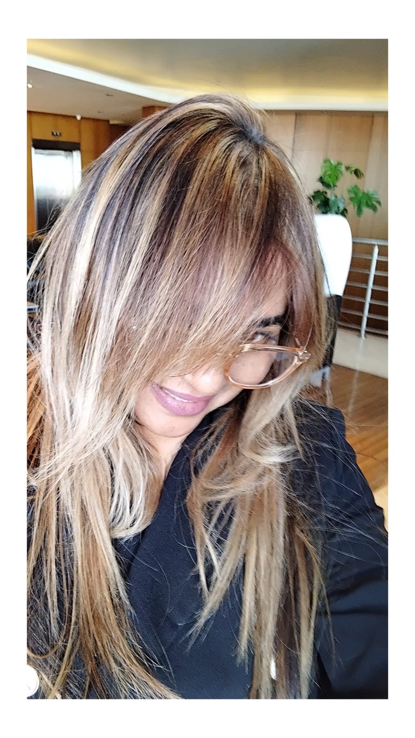 Customer photo review of Inoar Absolut Speed Blond Shampoo 250ml — Violet Toning Shampoo