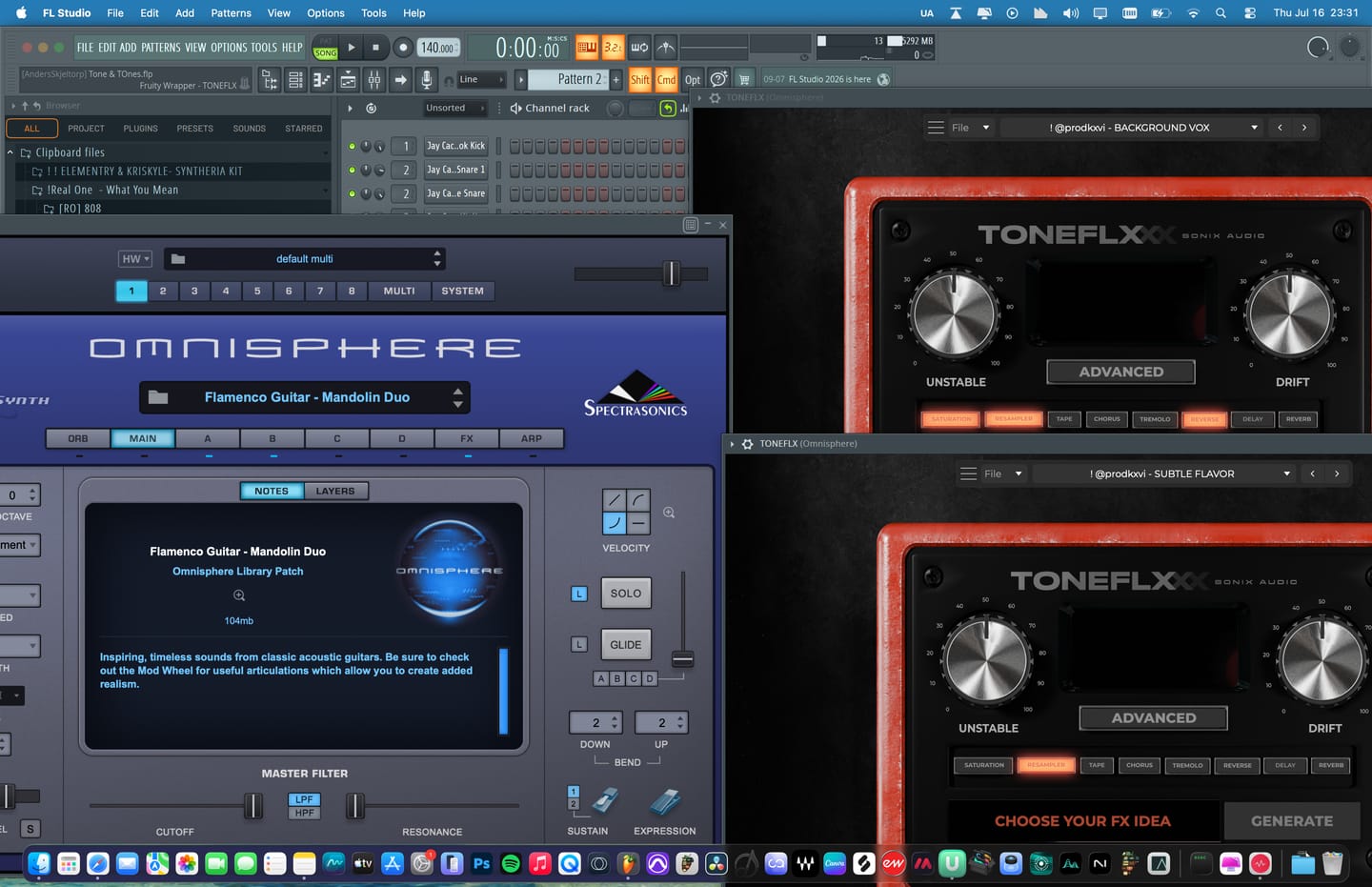 Customer photo review of TONEFLX - MULTI FX PEDALBOARD PLUGIN