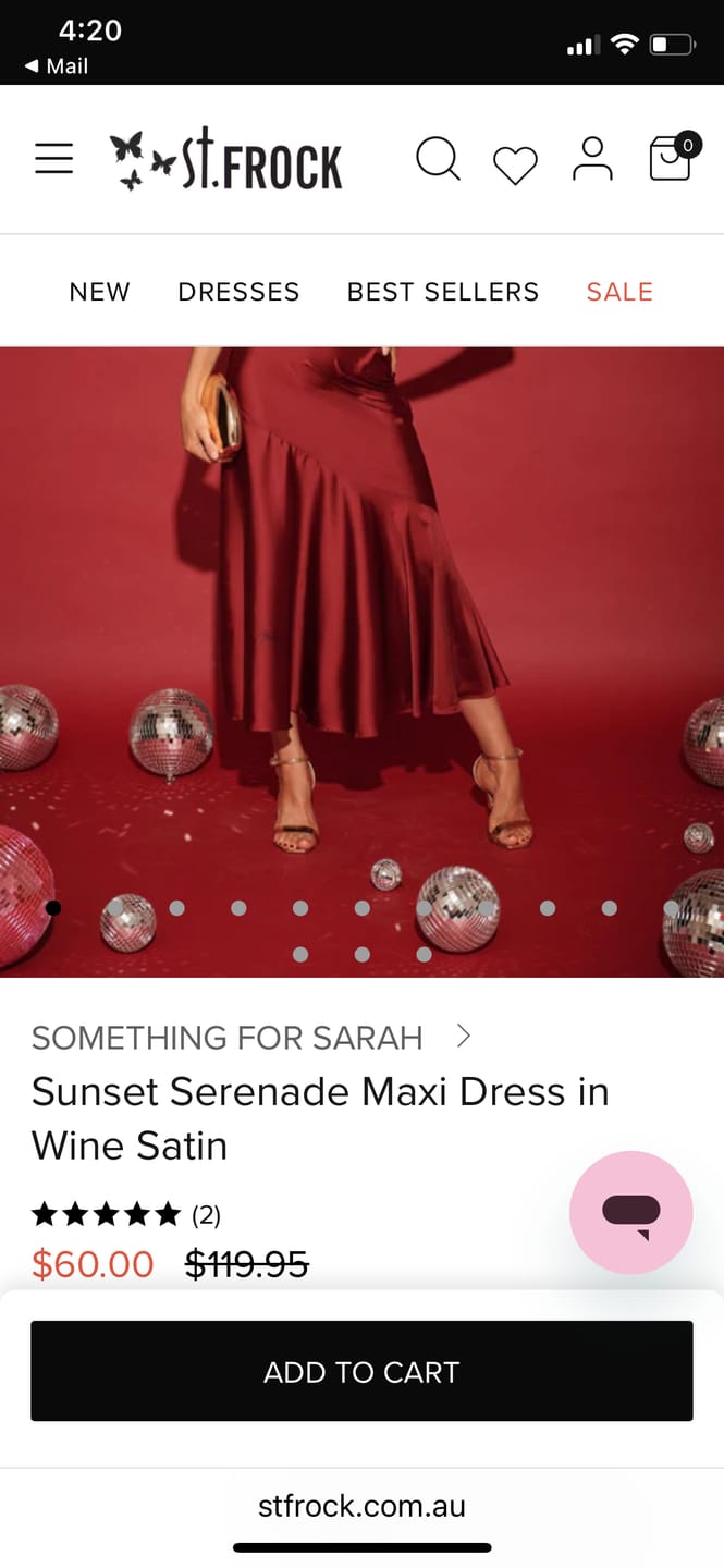 Customer photo review of Lover Girl Maxi Dress in Wine Satin