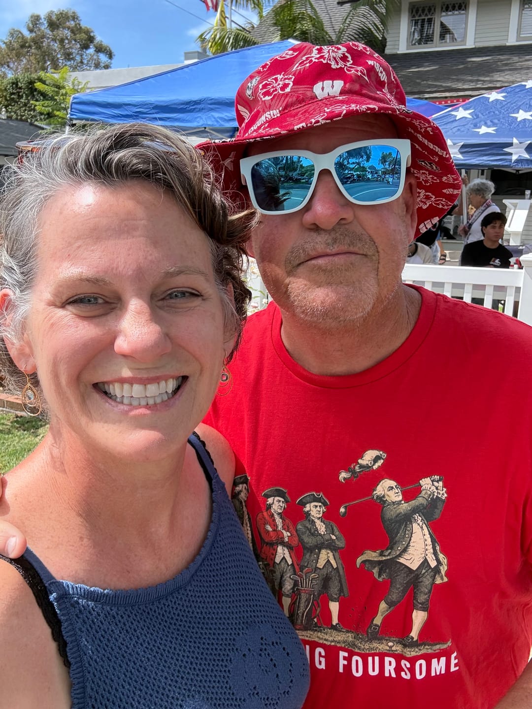 Customer photo review of Founding Foursome Tee