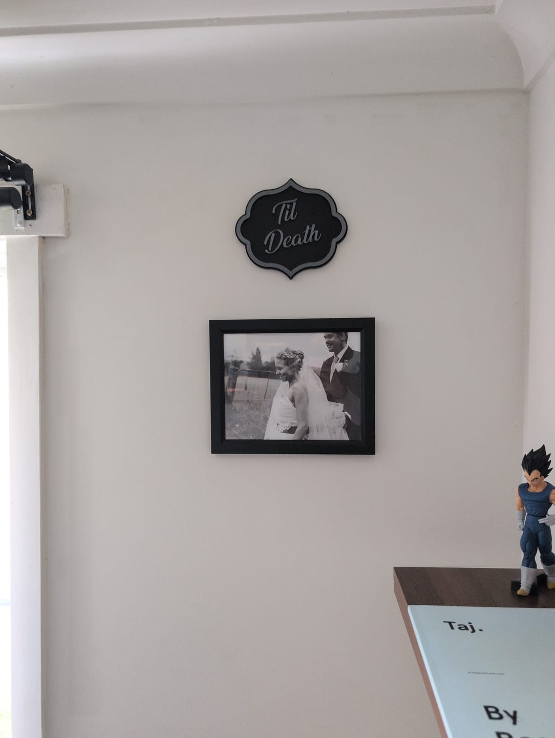 Customer photo review of Til Death Gothic Wall Plaque