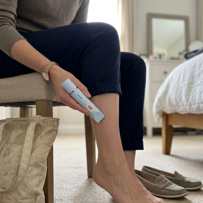 Customer photo review of Zoua Glide | Gentle on Skin. Tough on Hair.