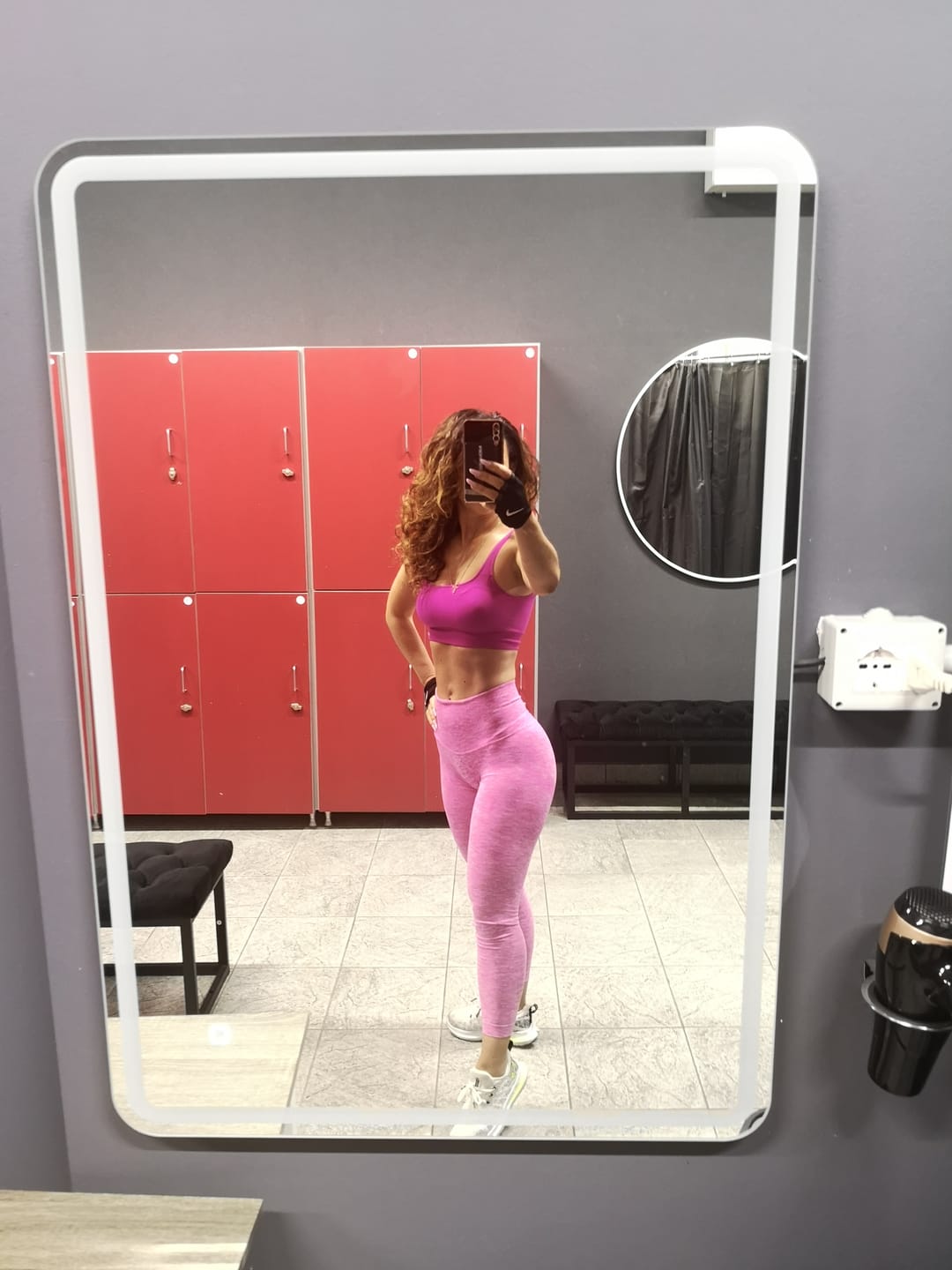 Customer photo review of Leggings Push Up Pulsar Fuxia