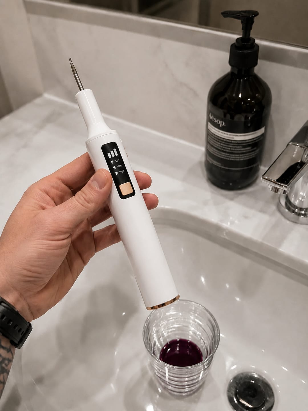 Customer photo review of Pro Ultrasonic Plaque Remover