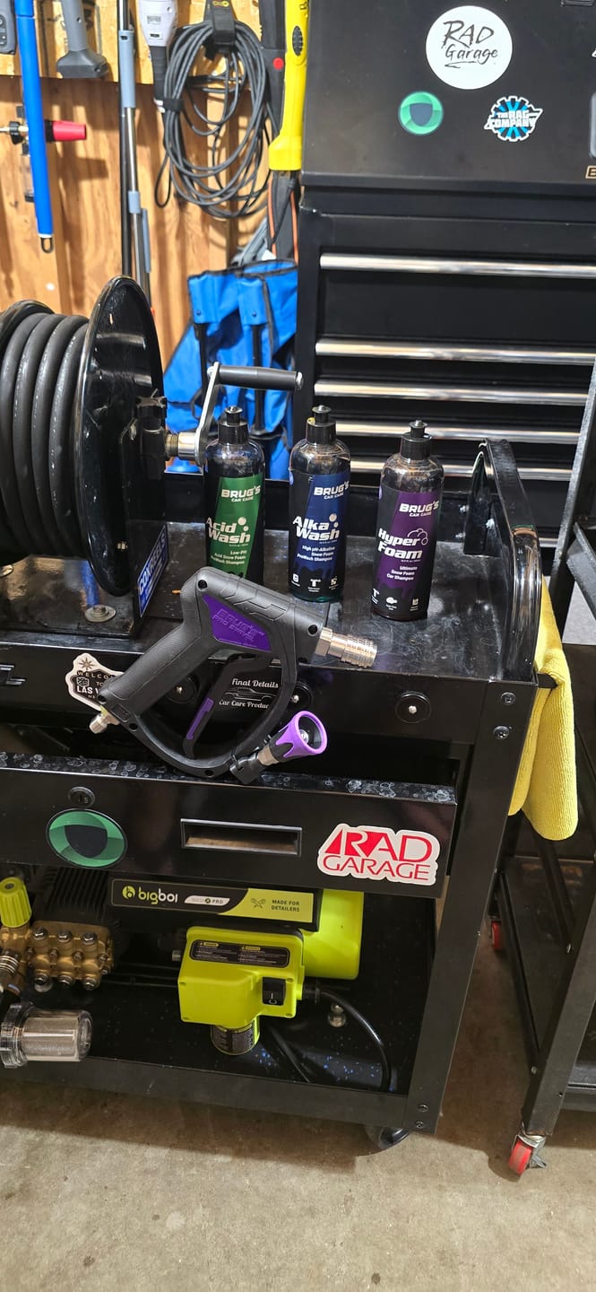 Customer photo review of Brug's® AcidWash – Low pH Pre-Wash Foam