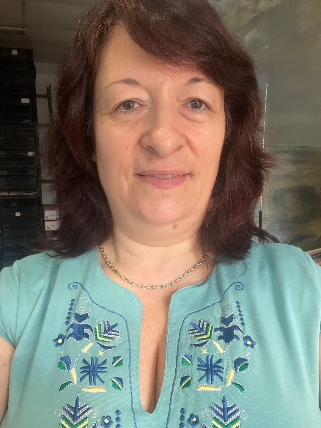 Customer photo review of Тениска с V-деколте "Прелест"