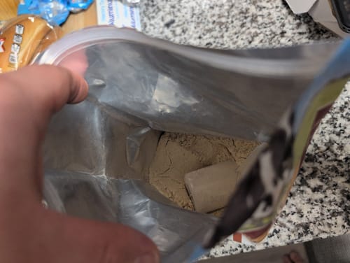 Customer photo review of 3 Flavor Whey Protein Isolate Combos