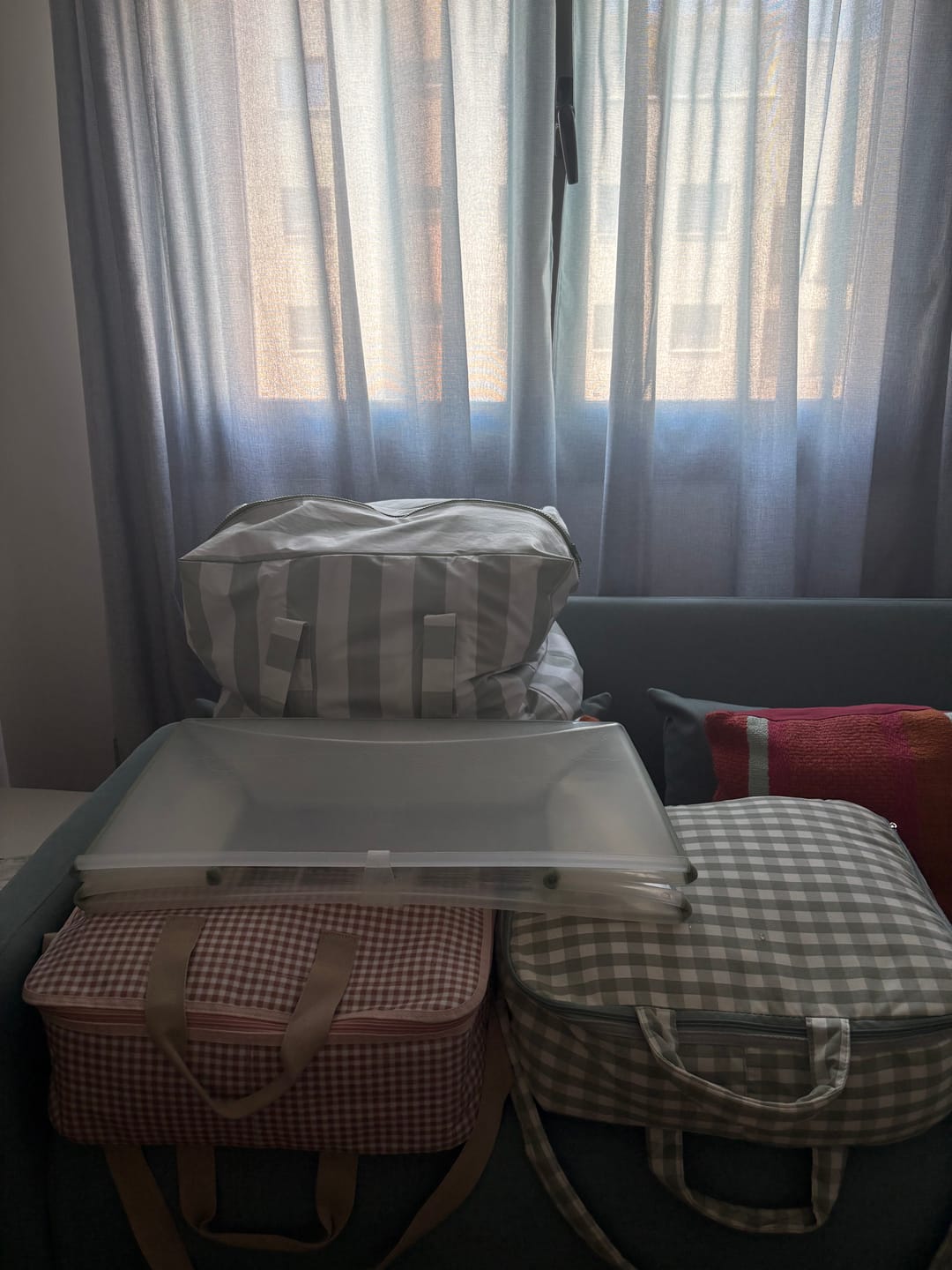 Customer photo review of Bolsa MyBigBag Rayas Verde