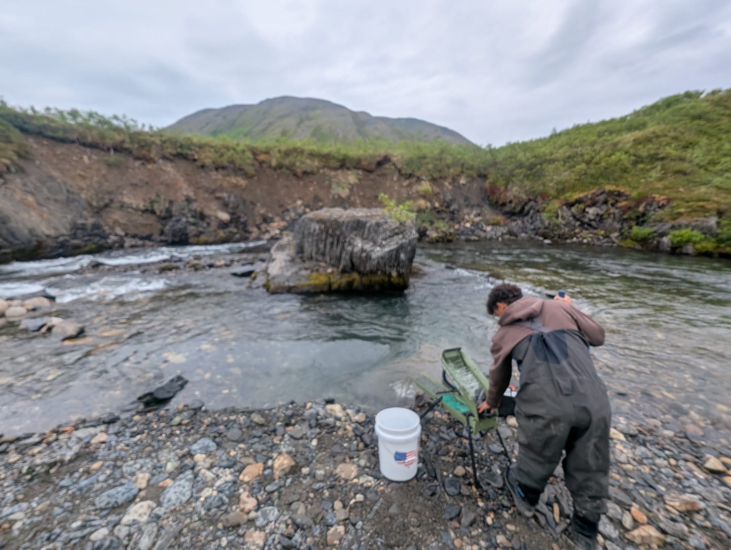 Customer photo review of 6x32 Micro/Mini Dredge Sluice Dream Mat - Upgrade Kit for Crux Gold Trek Ultralight Backpack Highbankers