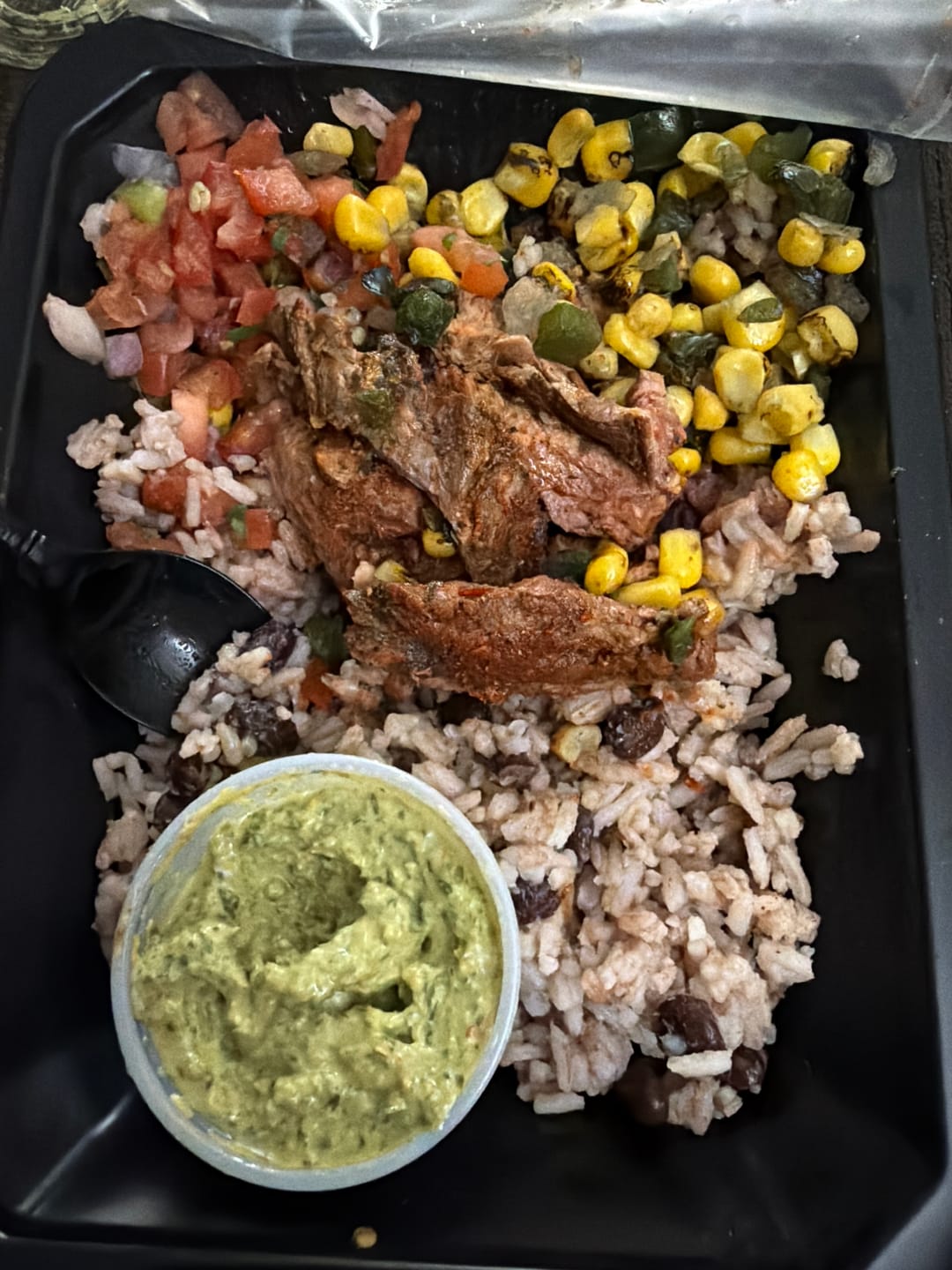 Customer photo review of Steak Burrito Bowl