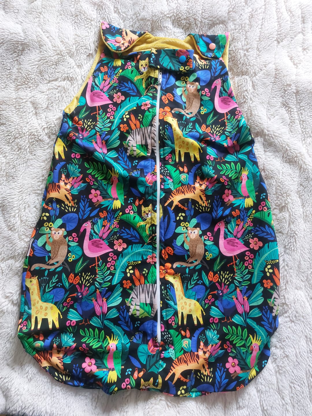 Customer photo review of Plain Microfibre Fleece Fabric
