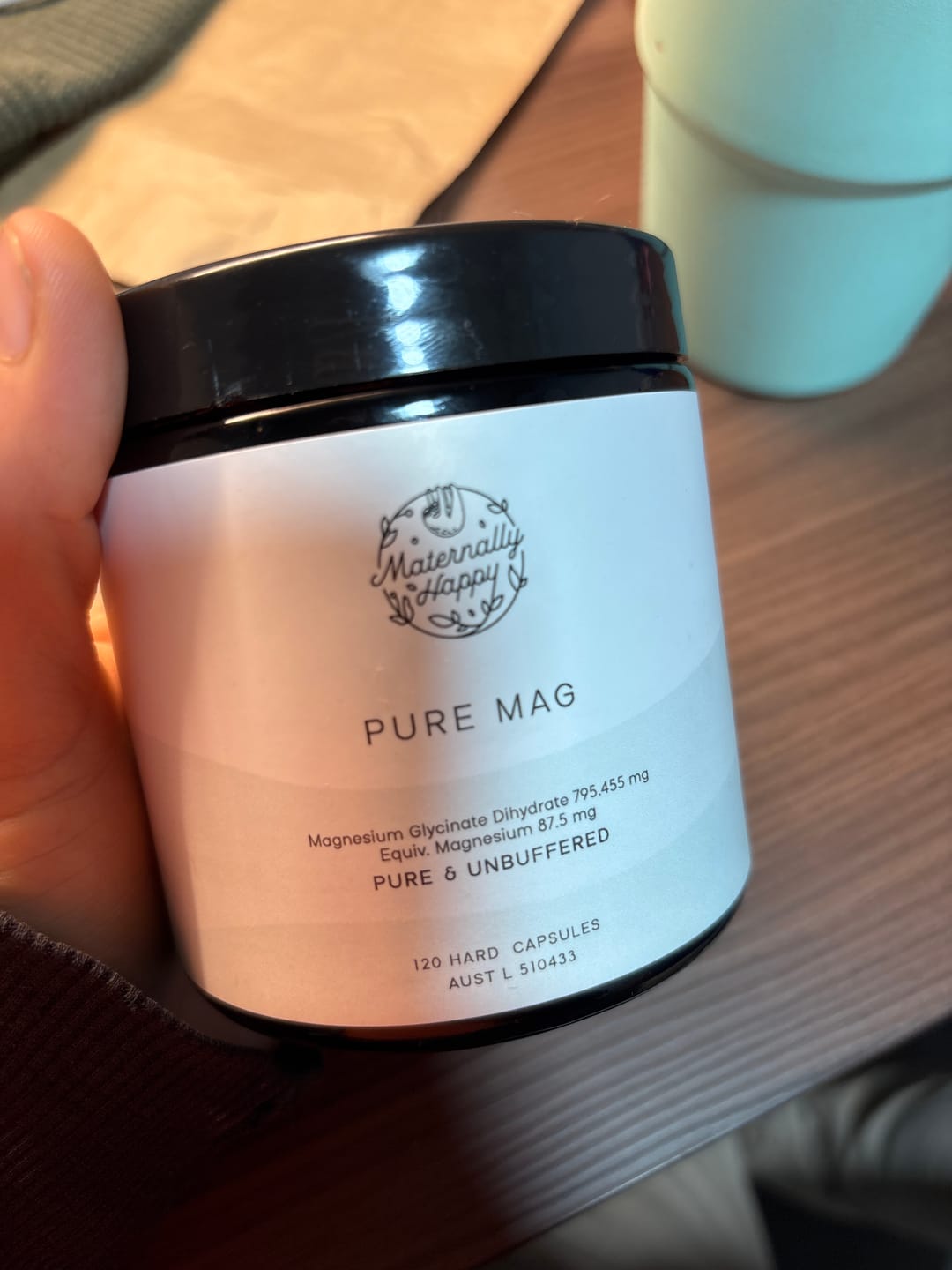 Customer photo review of Pure Mag | Unbuffered Magnesium Glycinate