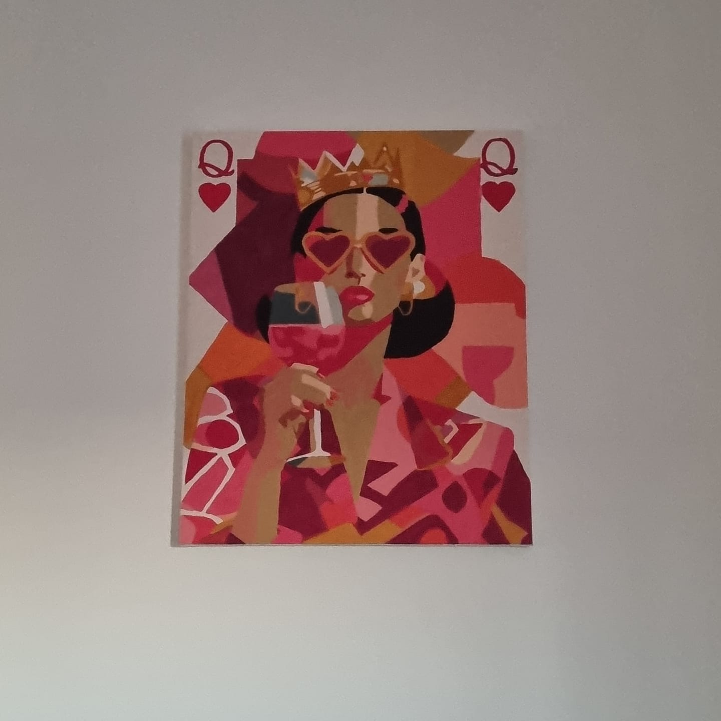 Customer photo review of The queen | Paint by Number