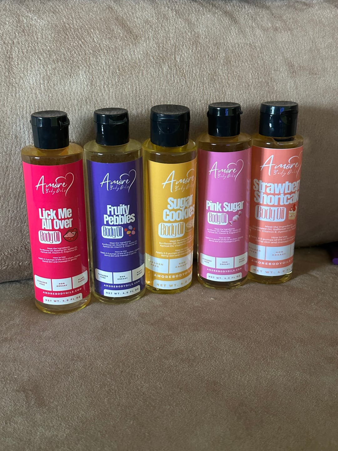 Customer photo review of Pink Sugar - Body Oil
